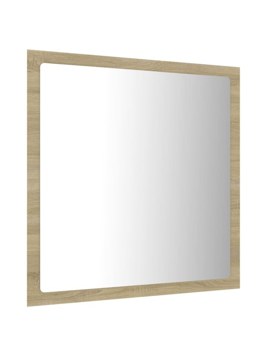 LED koupelnové zrcadlo dub sonoma 40 x 8,5 x 37 cm akrylové