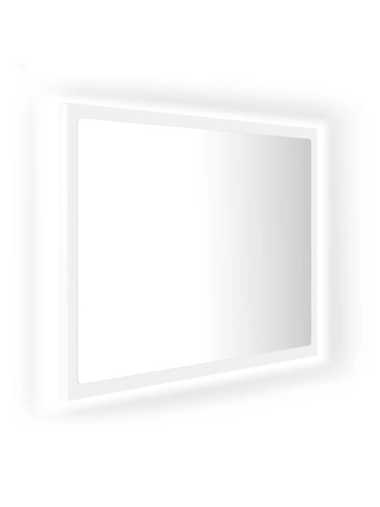 LED koupelnové zrcadlo bílé 60 x 8,5 x 37 cm akrylové