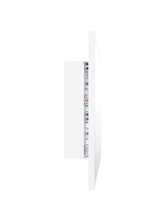 LED koupelnové zrcadlo bílé 60 x 8,5 x 37 cm akrylové