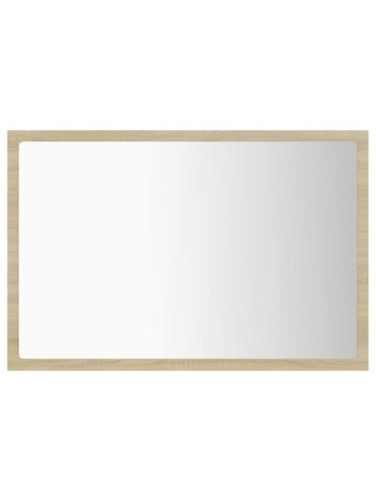 Led koupelnové zrcadlo dub sonoma 60 x 8,5 x 37 cm akrylové