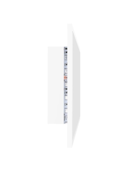 LED koupelnové zrcadlo bílé 80 x 8,5 x 37 cm akrylové