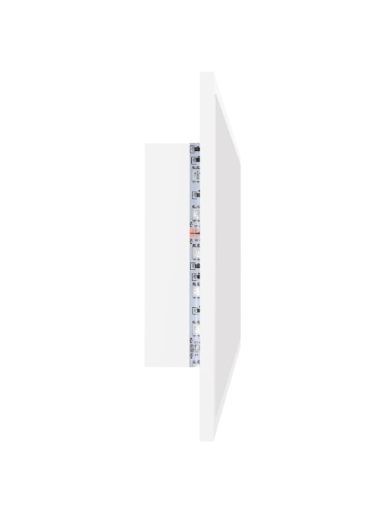 LED koupelnové zrcadlo bílé 90 x 8,5 x 37 cm akrylové
