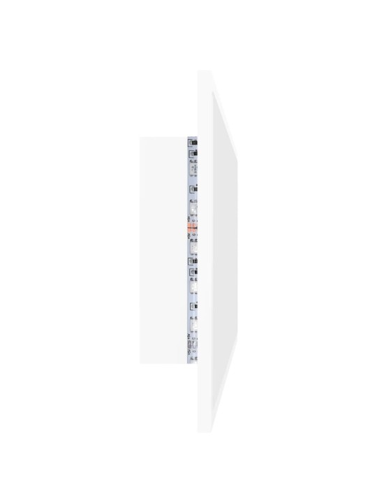 LED koupelnové zrcadlo bílé 100 x 8,5 x 37 cm akrylové