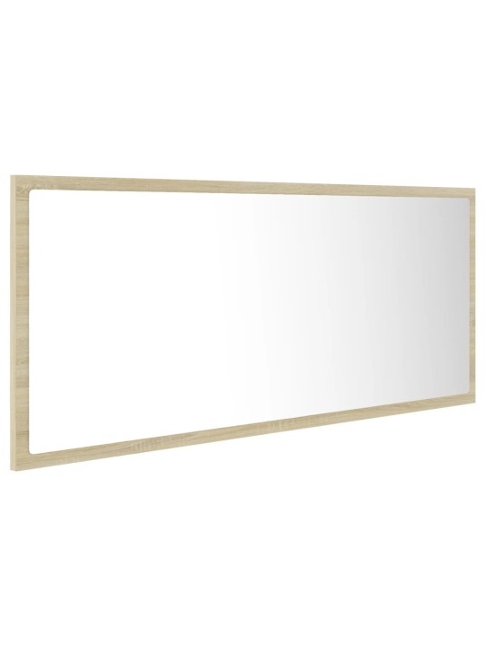 LED koupelnové zrcadlo dub sonoma 100 x 8,5 x 37 cm akrylové