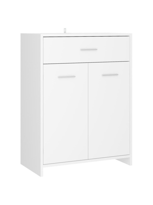 Koupelnová skříňka bílá 60 x 33 x 80 cm kompozitní dřevo