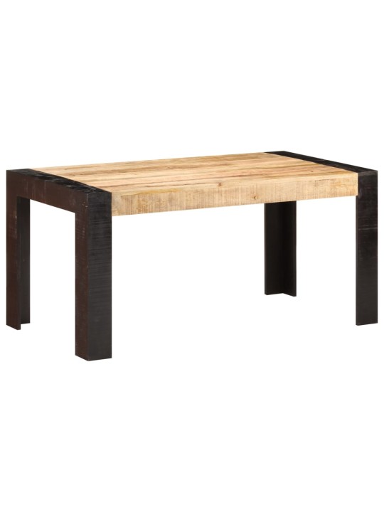 Jídelní stůl 160 x 80 x 76 cm masivní mangovníkové dřevo