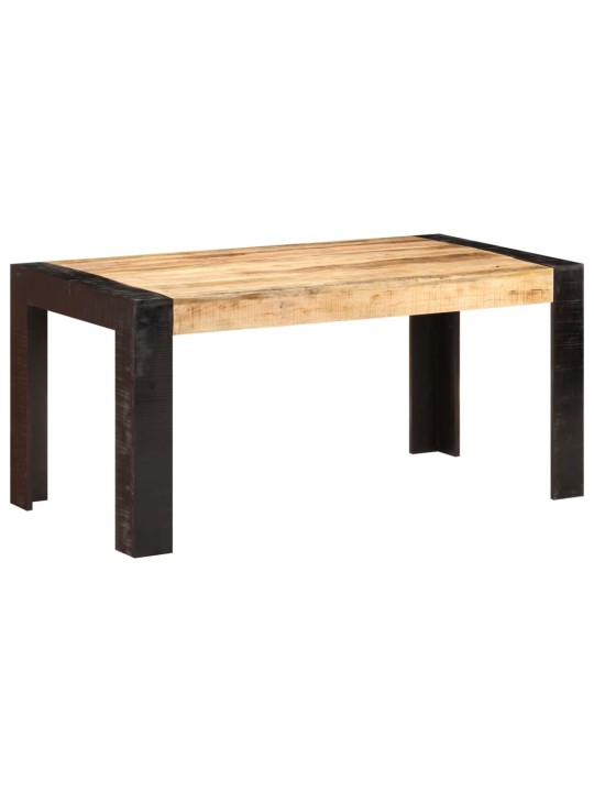 Jídelní stůl 160 x 80 x 76 cm masivní mangovníkové dřevo