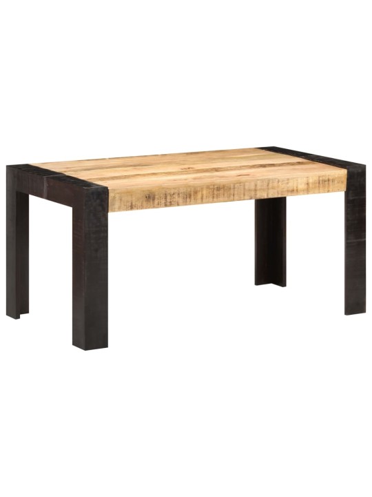 Jídelní stůl 160 x 80 x 76 cm masivní mangovníkové dřevo