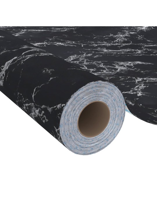 Samolepící tapeta na nábytek černý kámen 500 x 90 cm PVC