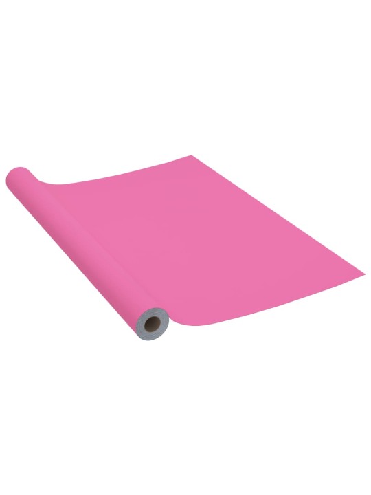 Samolepící tapeta na nábytek růžová vysoký lesk 500 x 90 cm PVC