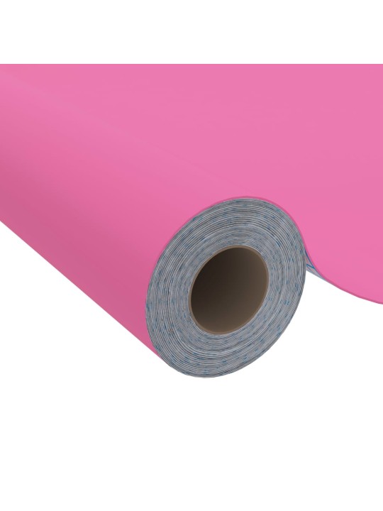 Samolepící tapeta na nábytek růžová vysoký lesk 500 x 90 cm PVC