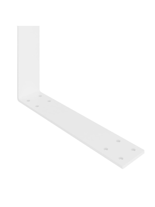 Opěradlo pro paletovou pohovku bíle 110 cm železo