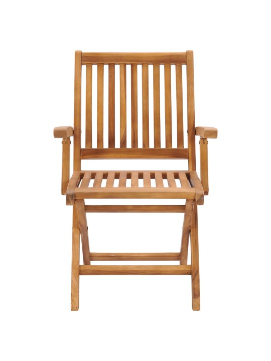 7dílný zahradní jídelní set masivní teakové dřevo
