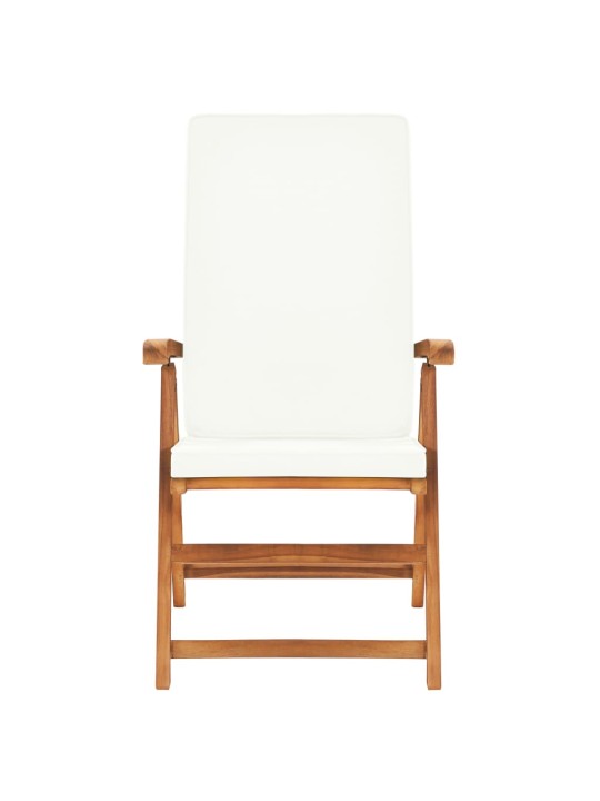 9dílný zahradní jídelní set s poduškami masivní teak šedý