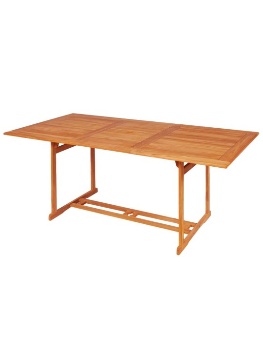 7dílný zahradní jídelní set s poduškami masivní teak šedý