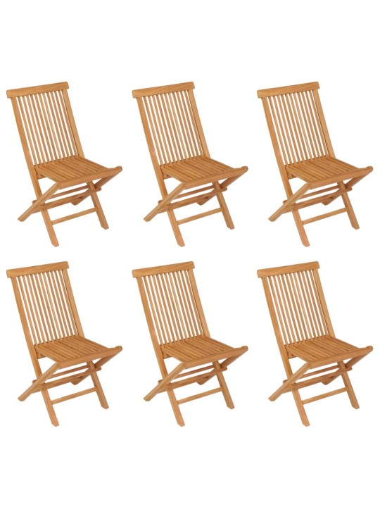 7dílný zahradní jídelní set masivní teakové dřevo