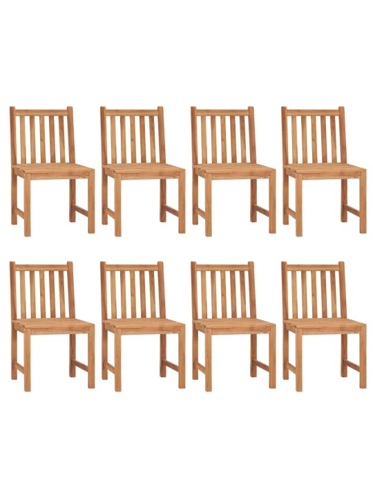 9dílný zahradní jídelní set masivní teakové dřevo