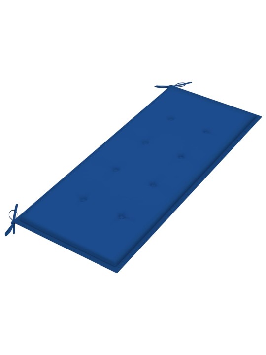 2místná zahradní lavice s poduškou 120 cm masivní eukalyptus