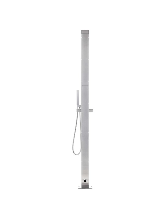 Zahradní sprcha 220 cm nerezová ocel