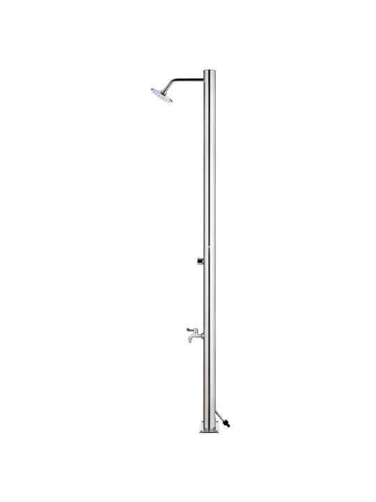 Zahradní sprcha 215 cm nerezová ocel