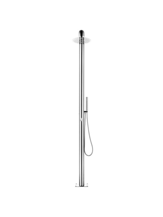 Zahradní sprcha 225 cm nerezová ocel