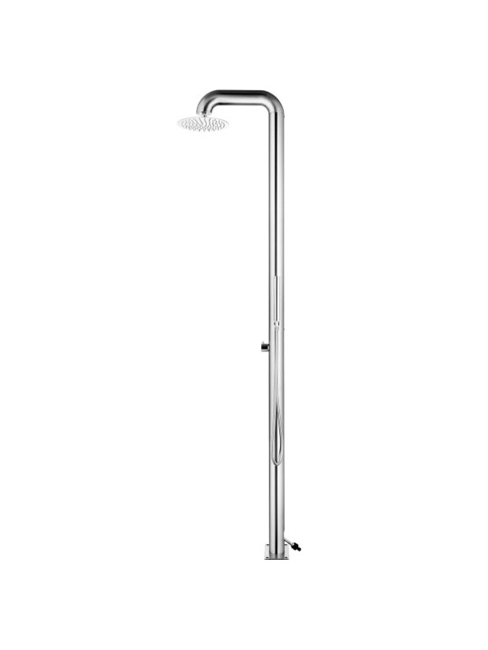 Zahradní sprcha 225 cm nerezová ocel