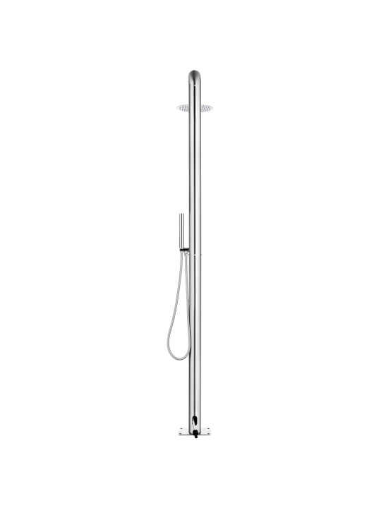 Zahradní sprcha 225 cm nerezová ocel