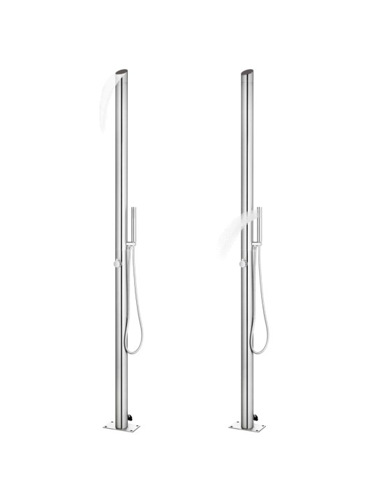 Zahradní sprcha 220 cm nerezová ocel