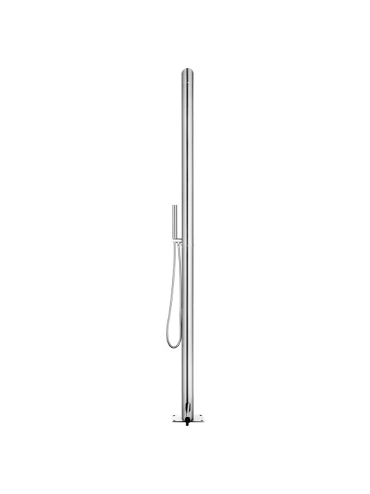 Zahradní sprcha 220 cm nerezová ocel