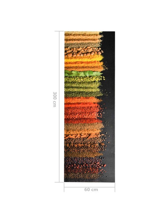 Kuchyňský koberec pratelný Koření 60 x 300 cm