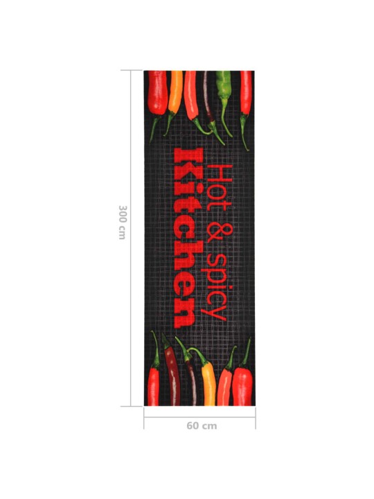 Kuchyňský koberec pratelný Hot & Spicy 60 x 300 cm