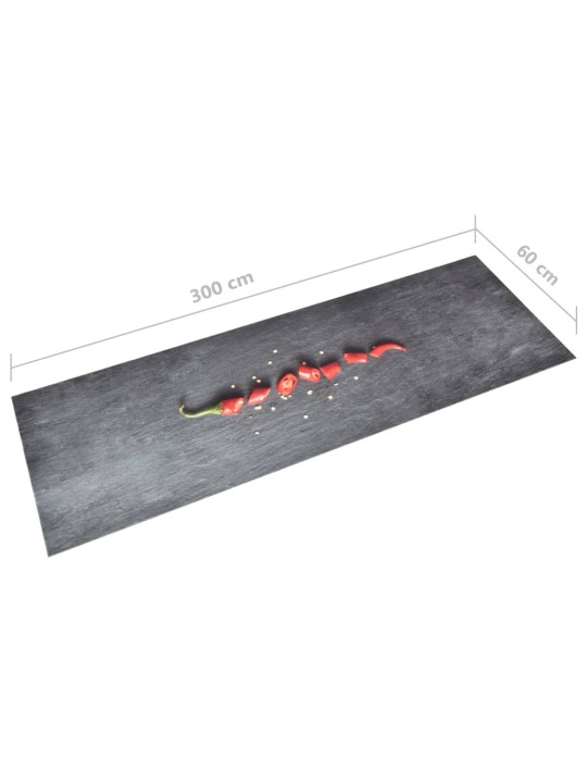 Kuchyňský koberec pratelný Paprička 60 x 300 cm