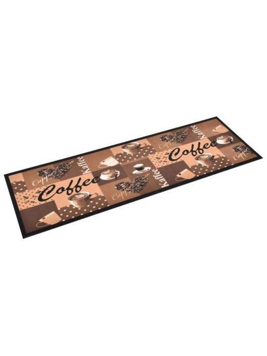 Kuchyňský koberec pratelný Coffee hnědý 45 x 150 cm