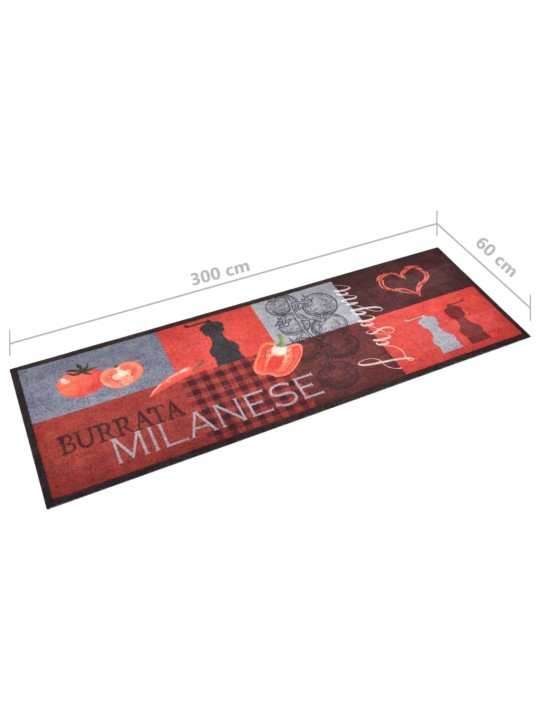 Kuchyňský koberec pratelný Rajčata 60 x 300 cm