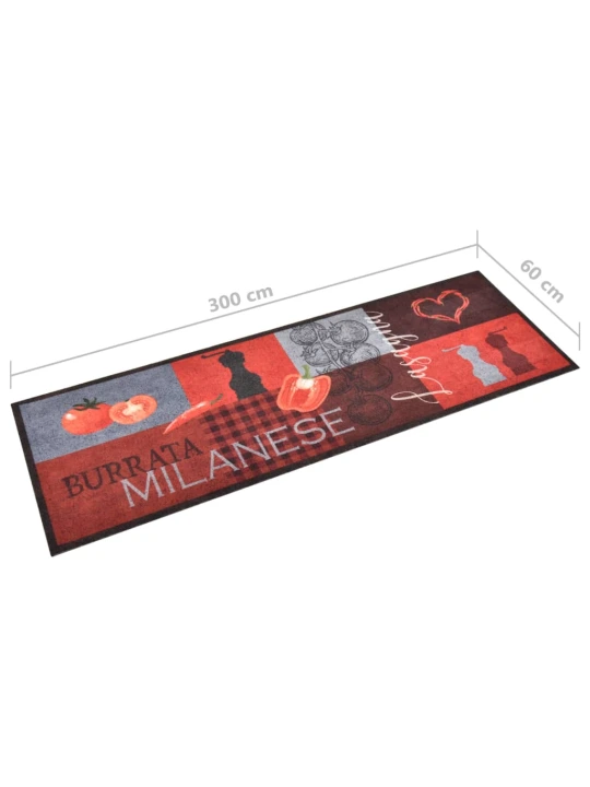 Kuchyňský koberec pratelný Rajčata 60 x 300 cm