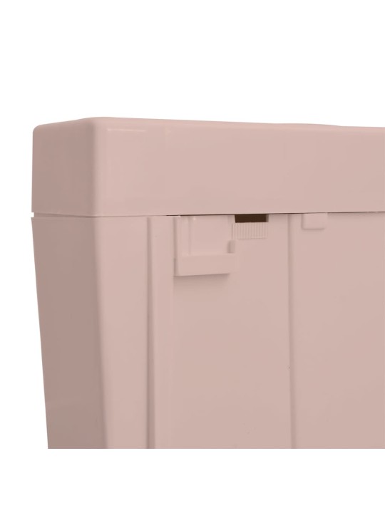 Splachovací WC nádržka se spodním přívodem vody 3/6 l lososová
