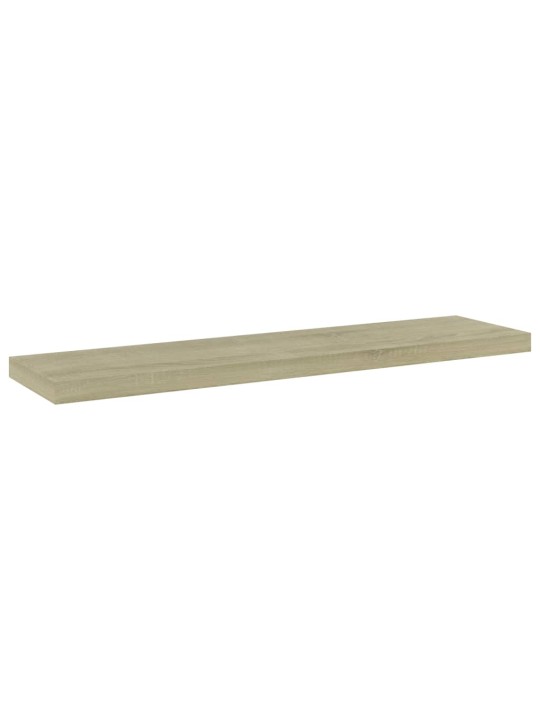 Police na knihy 4 ks dub sonoma 40x10x1,5 cm kompozitní dřevo