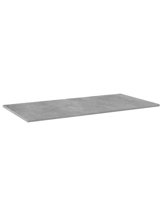 Přídavné police 4 ks betonově šedé 80x20x1,5cm kompozitní dřevo