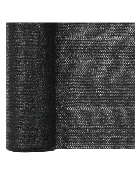 Stínící tkanina černá 1,2 x 10 m HDPE 75 g/m²