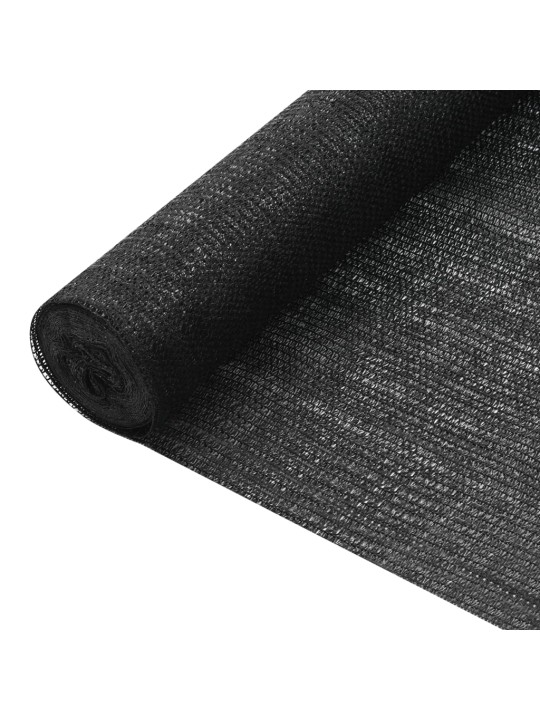 Stínící tkanina černá 2 x 10 m HDPE 75 g/m²