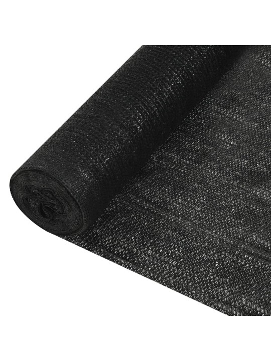 Stínící tkanina černá 1,8 x 10 m HDPE 150 g/m²