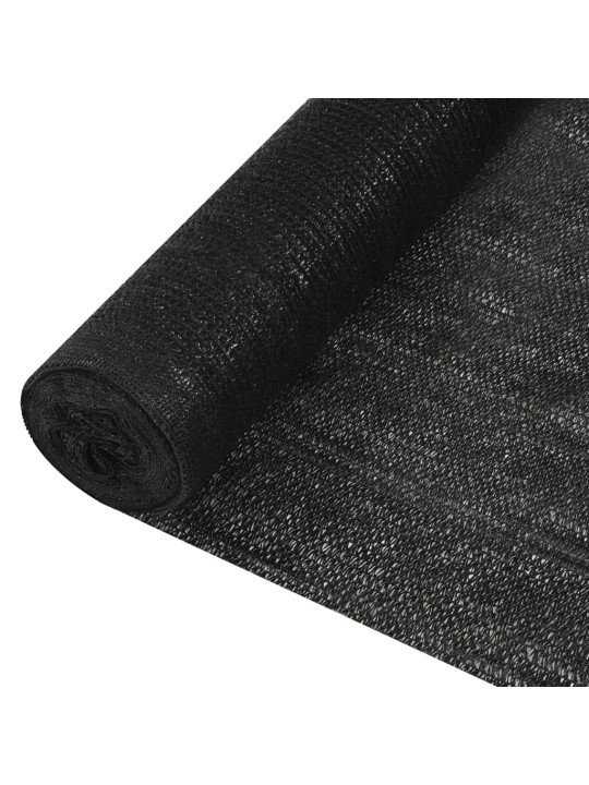 Stínící tkanina černá 3,6 x 50 m HDPE 150 g/m²