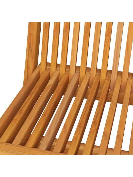 Zahradní židle s vínovými poduškami 2 ks masivní teak