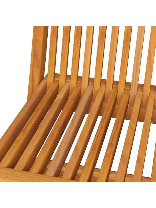 Zahradní židle s královsky modrými poduškami 2 ks masivní teak