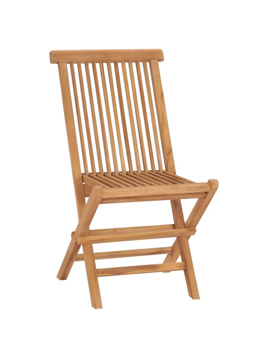 Zahradní židle s antracitovými poduškami 2 ks masivní teak