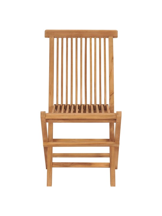 Zahradní židle s antracitovými poduškami 2 ks masivní teak