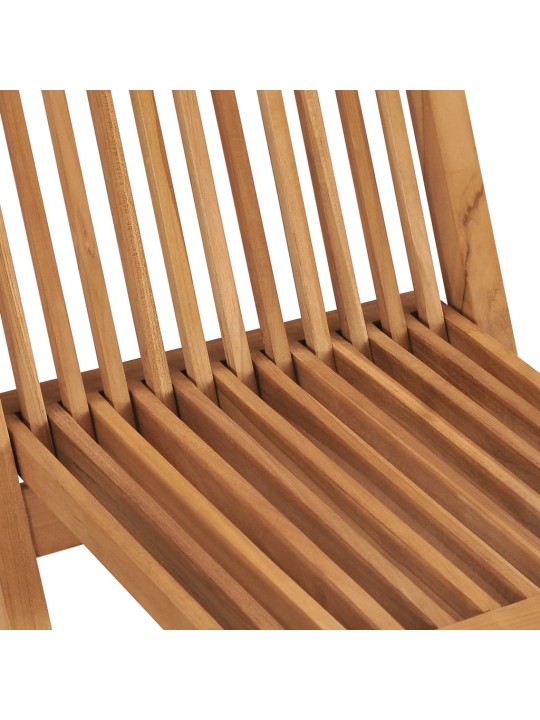 Zahradní židle s antracitovými poduškami 2 ks masivní teak