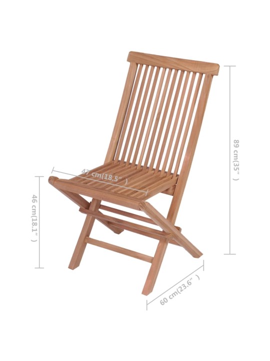 Zahradní židle se světle modrými poduškami 4 ks masivní teak