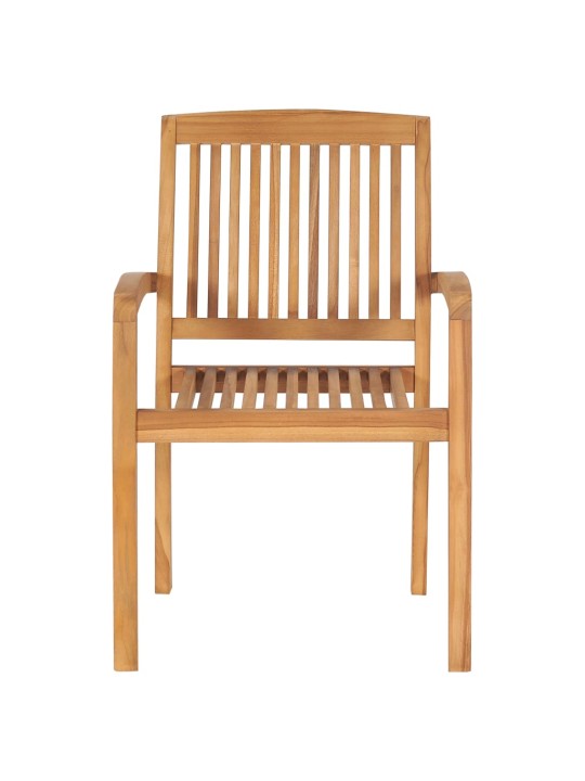 Zahradní židle 2 ks světle modré podušky masivní teak