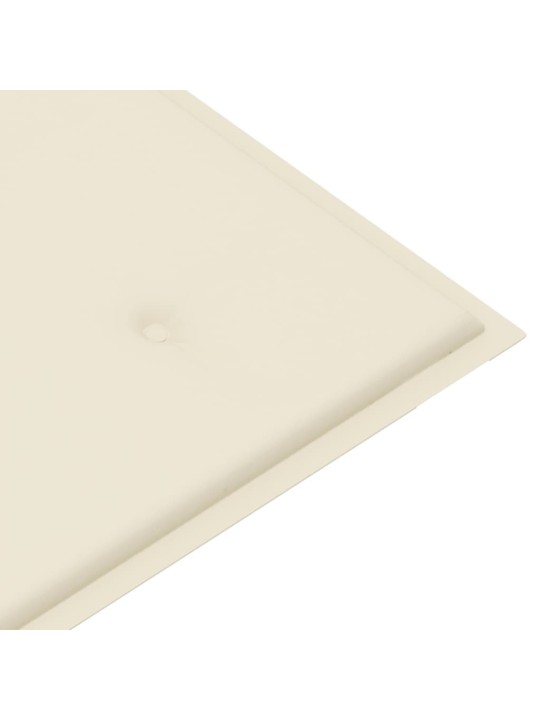 Zahradní lavice s poduškou 120 cm bambus